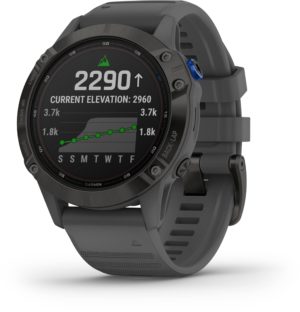 Fenix 6 Pro Solar Musta/harmaa