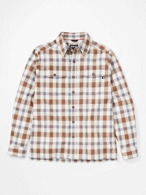 Movatn HW Flannel LS Vaaleanruskea XXL