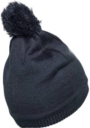 Agata 711 Girls Knit Hat Tummanharmaa 56