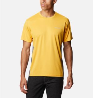 Men's Zero Ice Cirro-Cool T-Shirt Gold XXL