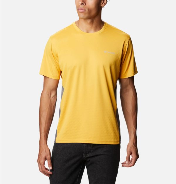 Men's Zero Ice Cirro-Cool T-Shirt Gold XXL