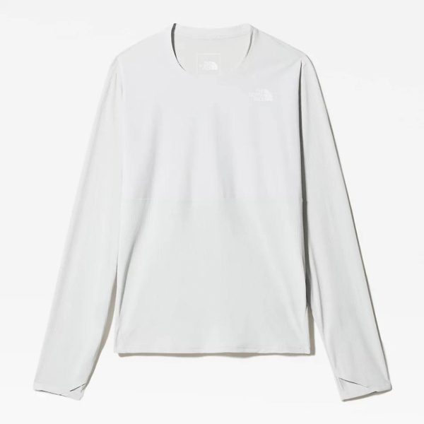 True Run L/S Shirt Vaaleanharmaa XL