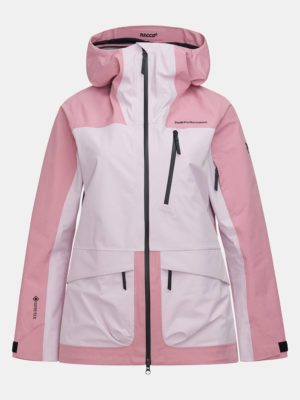 Vertical 3L Ski Jacket Women Pink Rose M