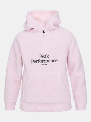 Jr Original Pile Half Zip Hood Vaaleanpunainen 150