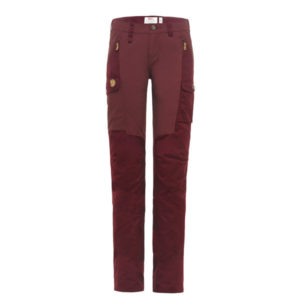 Fjällräven Nikka Trousers W - Dark Garnet - Naiset - 38