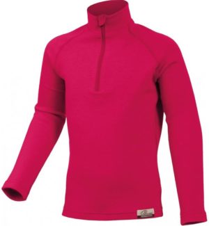 Soly Zip Neck Raspberry 150