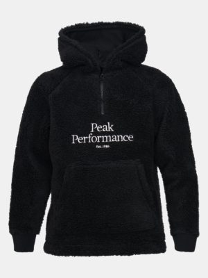 Jr Original Pile Half Zip Hood Musta 140