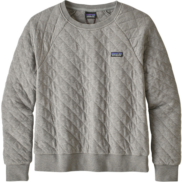 Patagonia W' S Organic Cotton Quilt Crew - Drifter Grey - Naiset - M