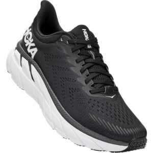 Hoka One One M Clifton 7 Wide - Black / White - Miehet - 9