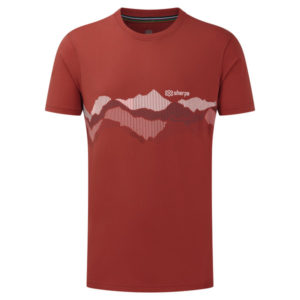 Sherpa Ulto Tee - Clay Red - Miehet - XL