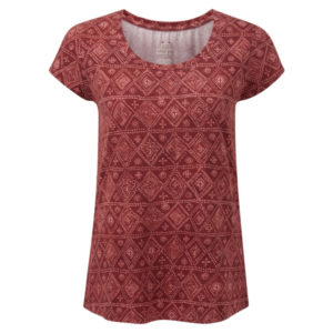 Sherpa Kira Tee - Clay Red - Naiset - L