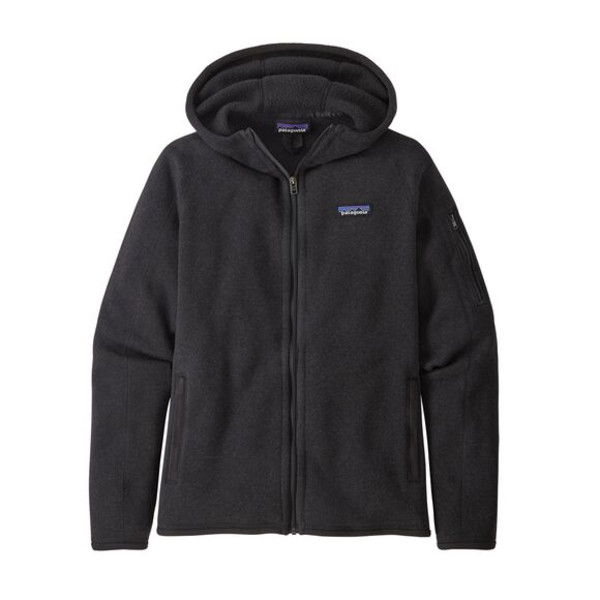 Patagonia W' S Better Sweater Hoody - Black - Naiset - XL