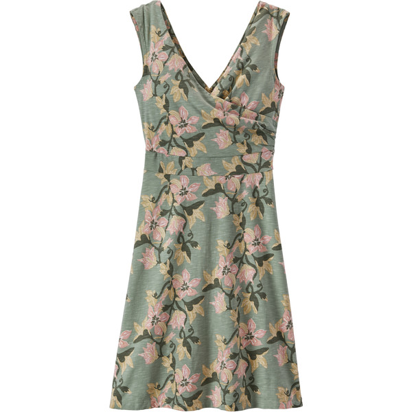 Patagonia W' S Porch Song Dress - Squash Blossom: Ellwood Green - Naiset - S
