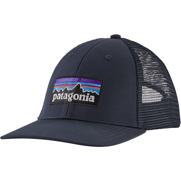 Patagonia P-6 Logo Lopro Trucker Hat - Navy Blue - Unisex - OneSize