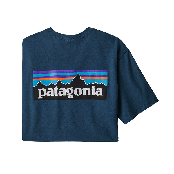 Patagonia M' S P-6 Logo Responsibili-tee - Crater Blue - Miehet - M