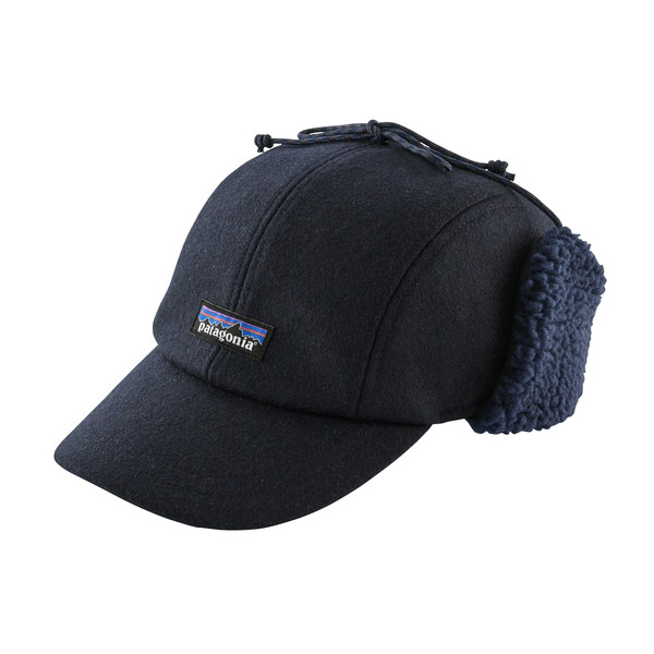 Patagonia Recycled Wool Ear Flap Cap - Classic Navy - Unisex - S