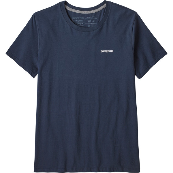Patagonia W' S P-6 Logo Organic Crew T-shirt - New Navy - Naiset - M