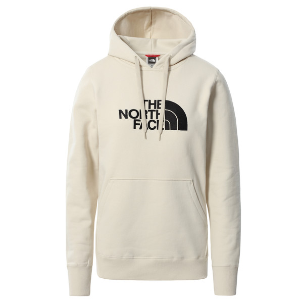 The North Face W Drew Peak Pullover Hoodie - Vintage White - Naiset - L