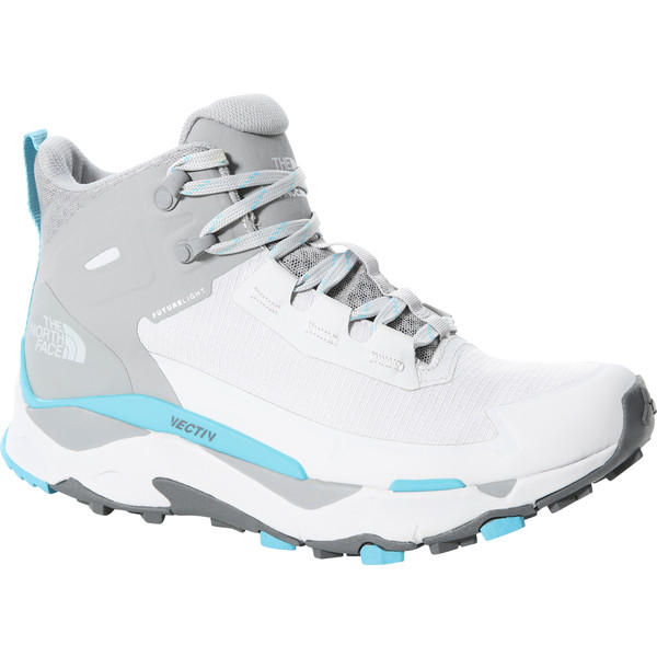 The North Face W Vectiv Exploris Mid Futurelight - Micro Chip Grey/maui Blue - Naiset - US 7,5