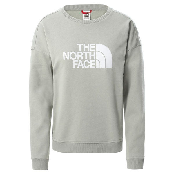 The North Face W Drew Peak Crew - Wrought Iron - Naiset - L