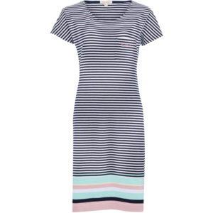 Barbour Harewood Stripe Dress - Navy - Naiset - 10