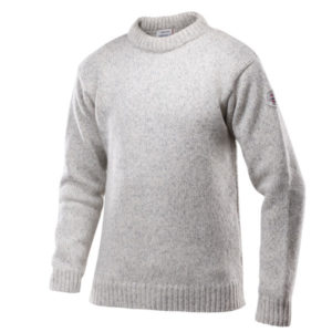 Devold Nansen Sweater Crew Neck - Grey Melange - Unisex - XXL