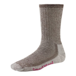 Smartwool W Hike Light Crew - Dark Brown - Naiset - L