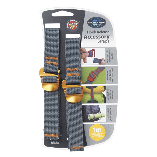 Sea to Summit Tie Down Accessory Straps 20mm 1m - Nocolor - OneSize