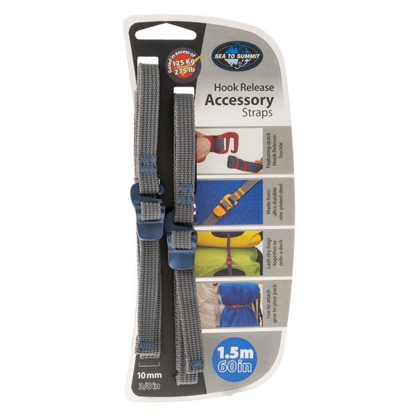 Sea to Summit Tie Down Accessory Straps With Hook 10mm 1.5m - Nocolor - OneSize