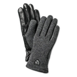 Hestra Classic Wool Tricot Female - Charcoal/black - Naiset - 6