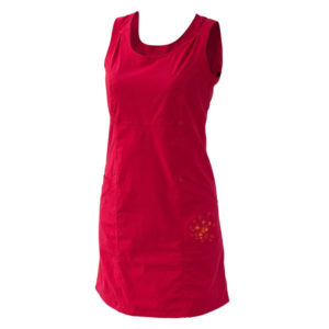 Warmpeace Sunday Best Dress - Rose Red - Naiset - S