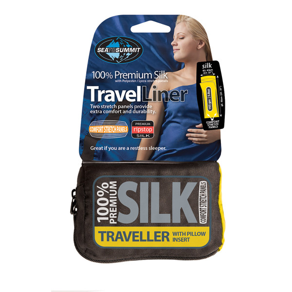 Sea to Summit Premium Silk Strech Liner Traveller - Navy - OneSize