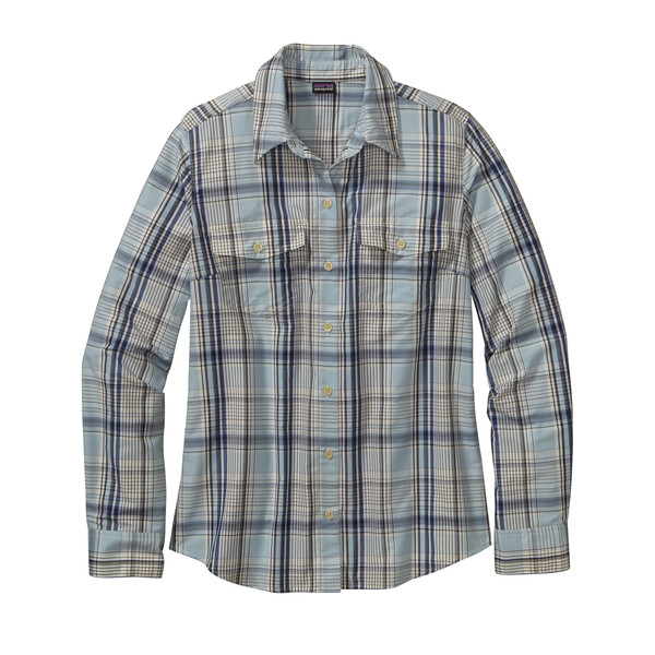 Patagonia W' S Ls Overcast Shirt - Santa Ana: Dusk Blue - Naiset - 6