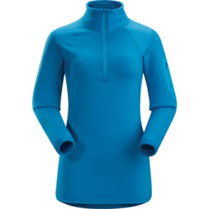 Arc'teryx Rho Ar Zip Neck Women' S - Antilles Blue - Naiset - XL