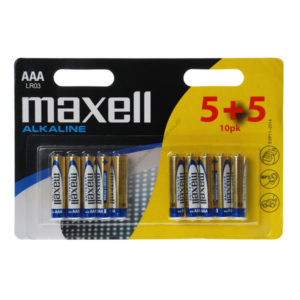 Maxell Aaa Lr-03 Alkaline 5+5 Pack - Nocolor - OneSize