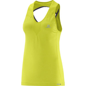 Salomon Elevate Seamless Tank W - Yuzu Yellow - Naiset - XS