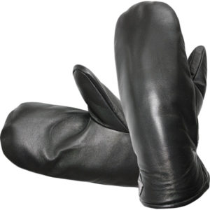 Hofler Men S Leather Mitten - Black - Miehet - 9,5