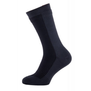 Sealskinz Hiking Mid Sock - Darkgrey/black - Unisex - XL