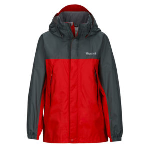 Marmot Kid' S Precip Jacket - Team Red/dark Zinc - Lapset - M