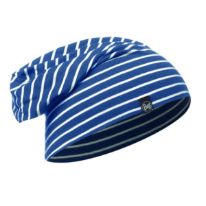 Buff Cotton Stripes Hat - Denim Stripes - Naiset - OneSize