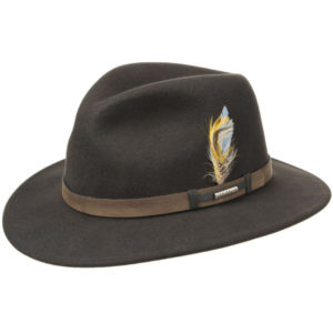 Stetson Traveller Vitafelt - Dark Brown - Unisex - XXL