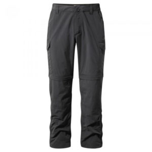 Craghoppers Nosilife Convertible Trousers - Black Pepper - Miehet - 30"