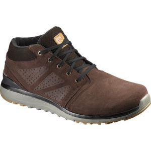 Salomon Utility Chukka Ts Wr - Trophy Brown Ltr/brown Black/d - Miehet - UK 9,5