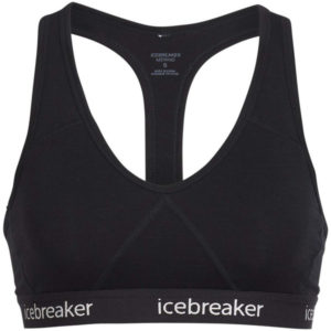 Icebreaker Sprite Racerback Bra - Black - Naiset - S