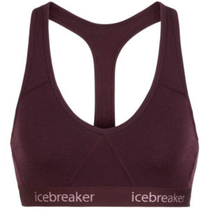 Icebreaker Sprite Racerback Bra - Velvet/opal - Naiset - XS