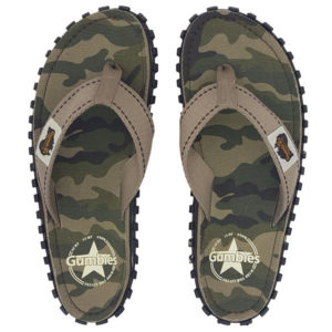 Gumbies Islander Canvas Flip-flops - Camouflage - Unisex - 45