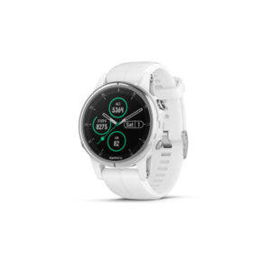 Garmin Fenix 5s Plus Sapphire, White Band - White - OneSize