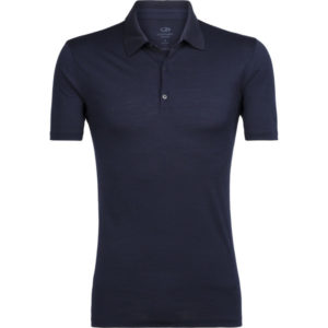 Icebreaker M Tech Lite Ss Polo - Midnight Navy - Miehet - XXL