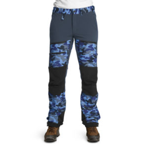 Is Not Enough Athena Trekking Pro Pants - Blue Horizon Camouflage - Naiset - XL