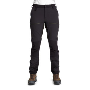 Is Not Enough Maia Softshell Pants - Jet Black - Naiset - XS